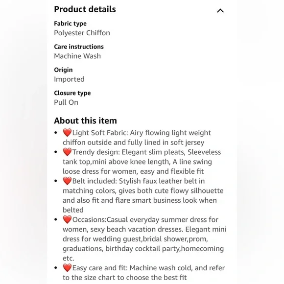 Sleeveless Pleated Dress Business Casual Cute Mini Shift Belted Dress new - Picture 4 of 6